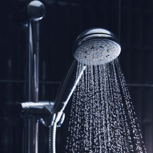 New shower for bathroom remodeling